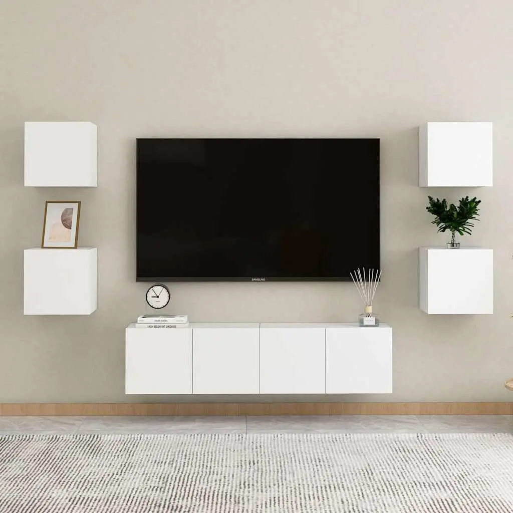 Bedside Cabinet 30.5x30x30 cm Wall-Mounted Storage Compartment