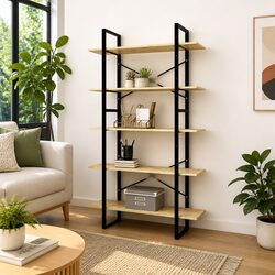 Elevate Your Space with a 5-Tier Storage Book Cabinet
