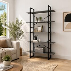 Elevate Your Space with a 5-Tier Book Cabinet