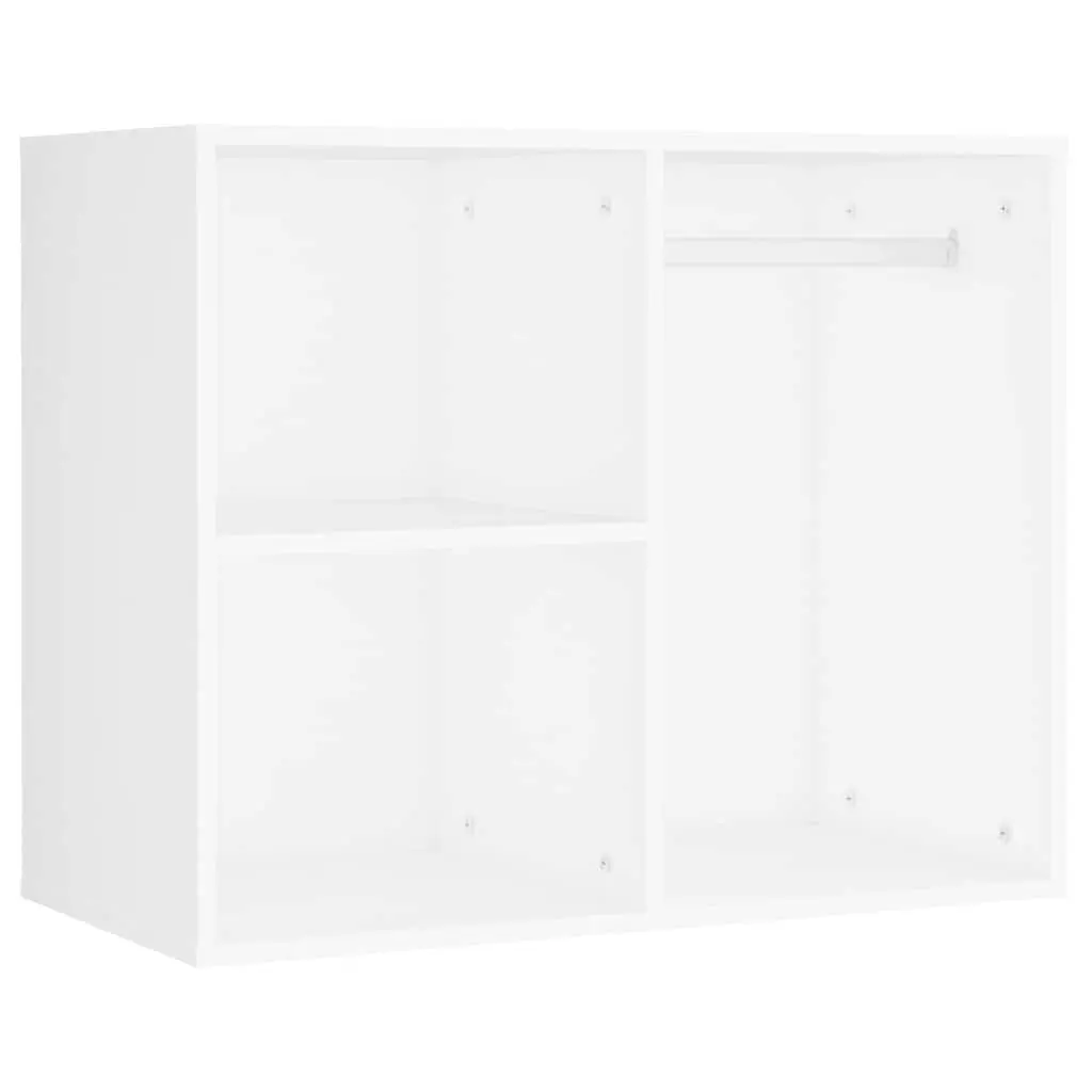 LED Dressing Table with 2 Storage Cabinets White Adjustable Light Modes