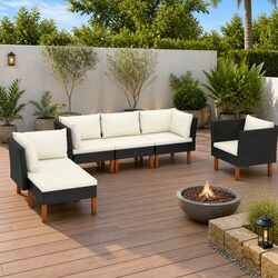 Enhance Your Outdoor Space with a 6 Piece Lounge Set