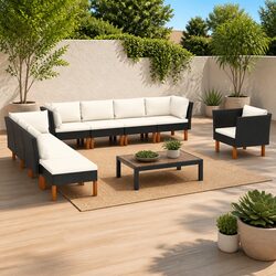Enhance Your Outdoor Space with This 9 Piece Lounge Set
