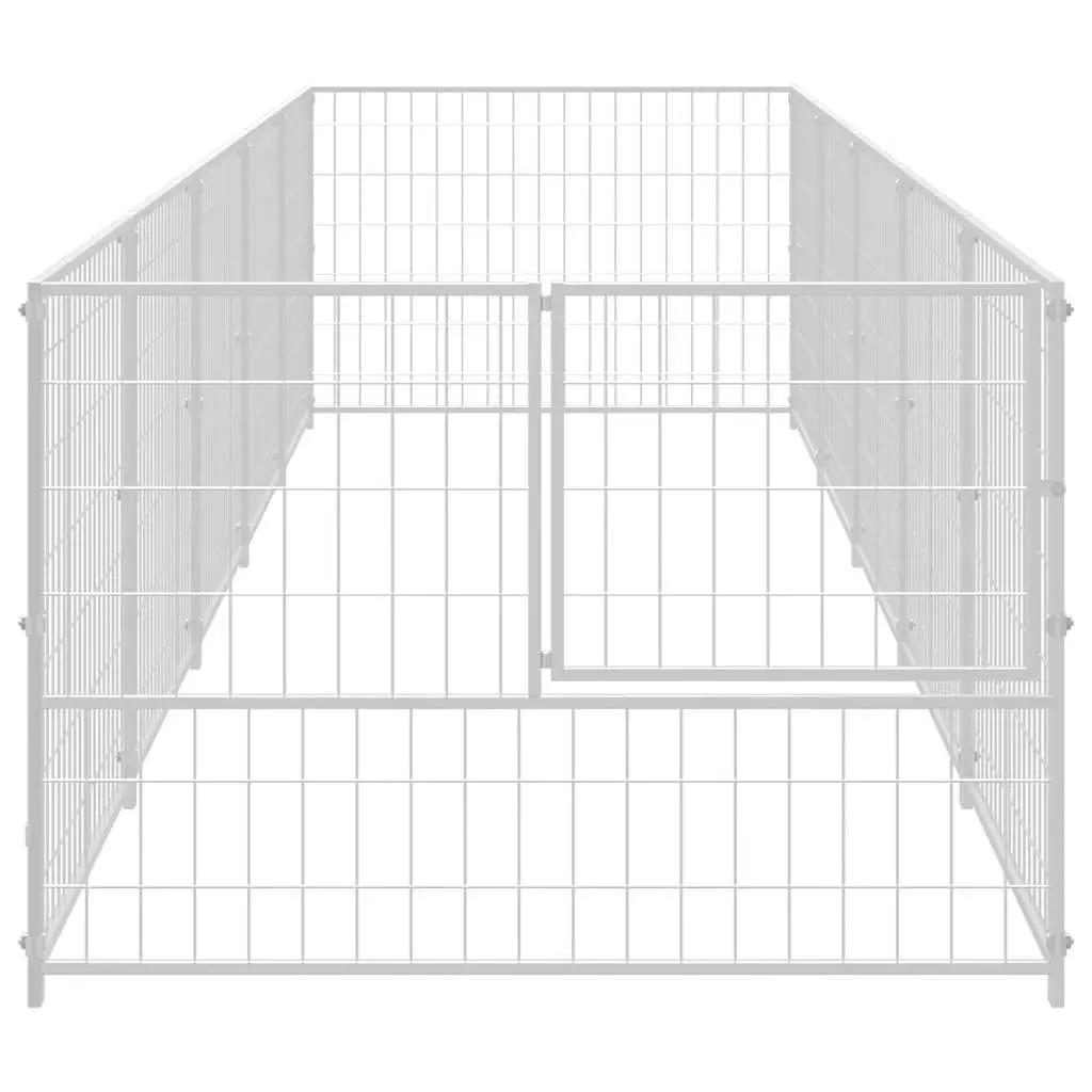 Dog Kennel 5m² Outdoor Steel Wire Mesh Enclosure Exercise Playpen