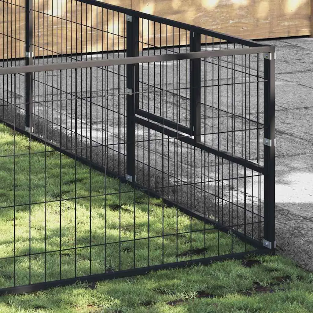 Dog Kennel 40m² Steel Wire Mesh Outdoor Pet Enclosure Large Exercise Run Cage