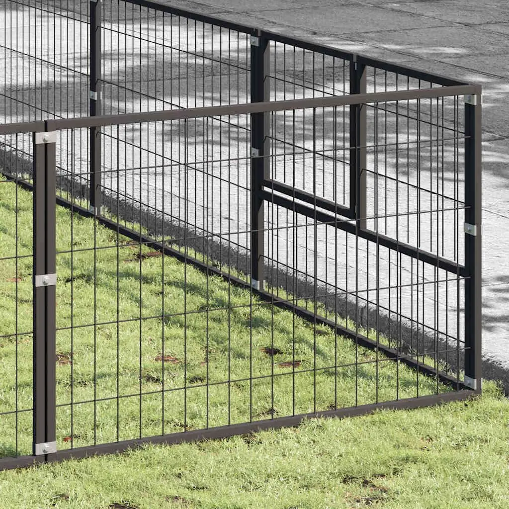 Dog Kennel Large Outdoor Pet Enclosure Steel Wire Mesh Exercise Run Playpen