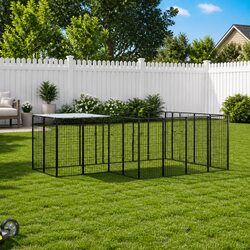 Outdoor Dog Kennel for Spacious Pet Play Area