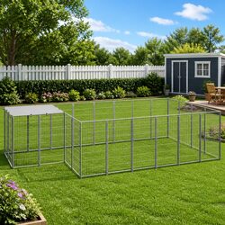 Outdoor Steel Dog Kennel to Enhance Your Pet's Life