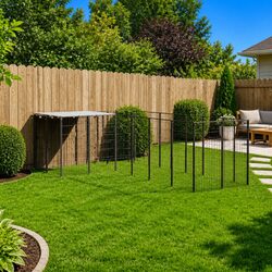 Outdoor Dog Kennel for Safe Exercise and Play Space