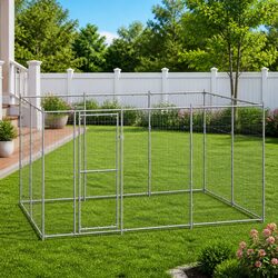 Galvanised Steel Outdoor Dog Kennel: Enhance Your Pet's Space