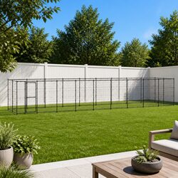 Stylish Dog Kennel Outdoor Play Area for Active Pets