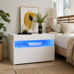 Enhance Your Bedroom with Stylish Bedside Cabinets and LEDs
