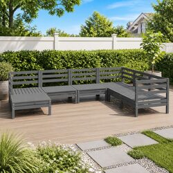 Transform Your Outdoor Space with This 7 Piece Lounge Set