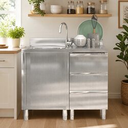 Upgrade Your Kitchen Space with Stainless Steel Cabinets
