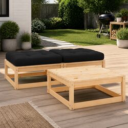 Elevate Your Outdoor Experience with a 3 Piece Lounge Set