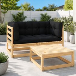 Enhance Your Outdoor Space with 3 Piece Lounge Set