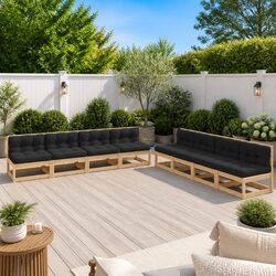 Enhance Your Outdoor Living with this 8-Piece Lounge Set