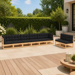 Transform Your Outdoor Space with an 8 Piece Lounge Set