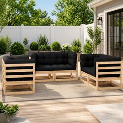 Enhance Your Outdoor Space with 6 Piece Lounge Set