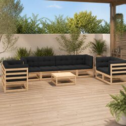 Outdoor 9-Piece Lounge Set to Enhance Your Space