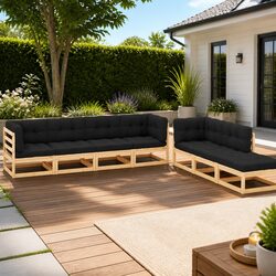 Transform Your Outdoor Space with a 7 Piece Lounge Set