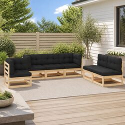 Enhance Your Outdoor Space with a 6 Piece Lounge Set