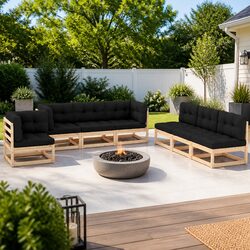 Enhance Your Outdoor Space with This 7 Piece Lounge Set