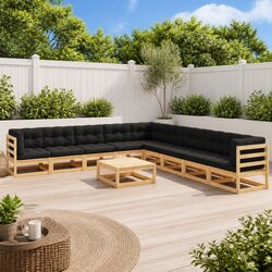 Transform Your Outdoor Space with 10 Piece Lounge Set