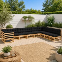 Enhance Your Outdoor Space with a 10 Piece Lounge Set