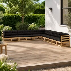 Enhance Your Outdoor Living with 11 Piece Lounge Set