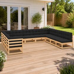 Enhance Your Outdoor Space with This 11 Piece Lounge Set