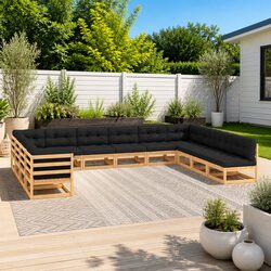Transform Your Outdoor Space with This Garden Lounge Set