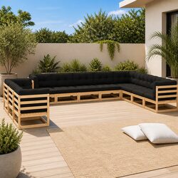 Elevate Your Outdoor Experience with an 11 Piece Lounge Set