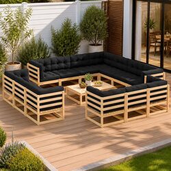 Transform Your Patio with a 14-Piece Lounge Set