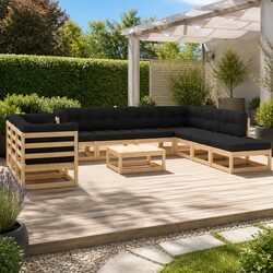Stylish Modular Garden Lounge Set for Relaxation
