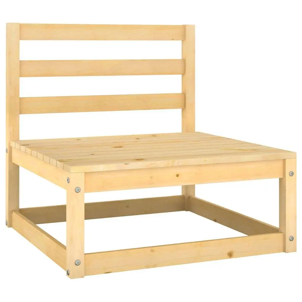Garden Lounge Set 7 Piece Modular Pallet Sofa Solid Pinewood Weather Resistant