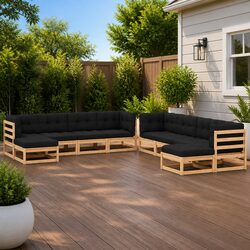 Elevate Your Outdoor Space with a 10 Piece Lounge Set