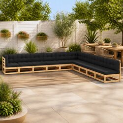 Transform Your Outdoor Space with 10 Piece Lounge Set