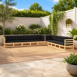 Enhance Your Outdoor Space with a 10-Piece Lounge Set