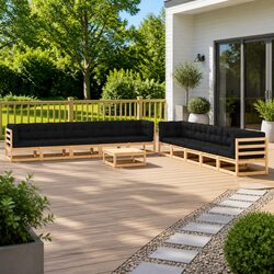 Transform Your Outdoor Space with This 11 Piece Lounge Set