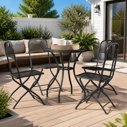Transform Your Outdoor Space with This 5 Piece Dining Set
