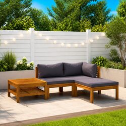 Enhance Your Outdoor Space with 4 Piece Lounge Set