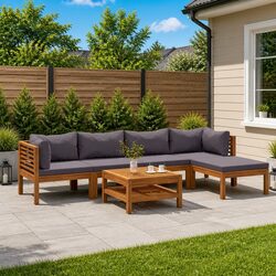 Elevate Your Outdoor Living with 6 Piece Lounge Set