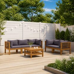 Transform Your Patio with a 6-Piece Garden Lounge Set