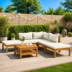Transform Your Patio with This 6-Piece Lounge Furniture Set