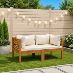 Enhance Your Outdoor Space with a 2-Seater Garden Sofa Set