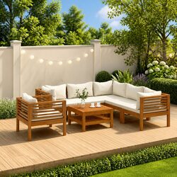 Transform Your Outdoor Space with 7 Piece Lounge Set