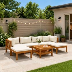 Transform Your Outdoor Space with a 7 Piece Lounge Set