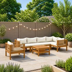 Elevate Your Outdoor Space with This 7 Piece Lounge Set