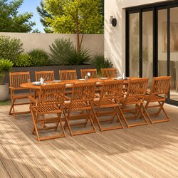 Elevate Your Outdoor Space with an 11-Piece Dining Set