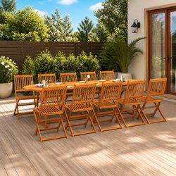 Enhance Your Outdoor Space with an 11 Piece Patio Dining Set